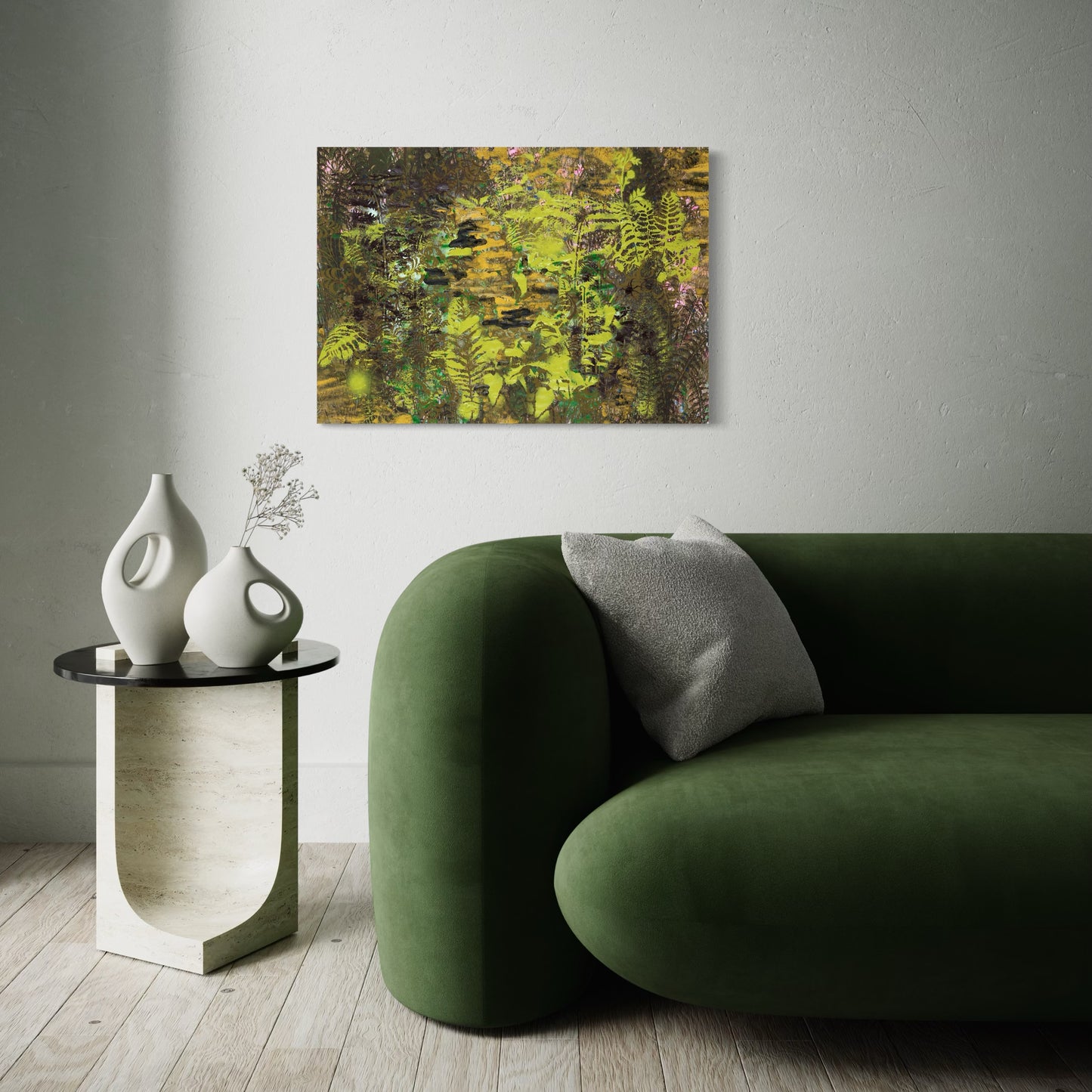 "The Edge of the Forest" Canvas Print – Unique Texture, Sustainable Materials