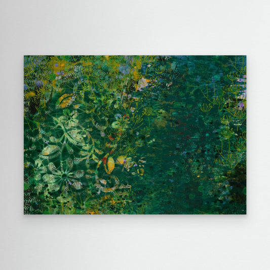 "The Lake" Canvas Print – Unique Texture, Sustainable Materials