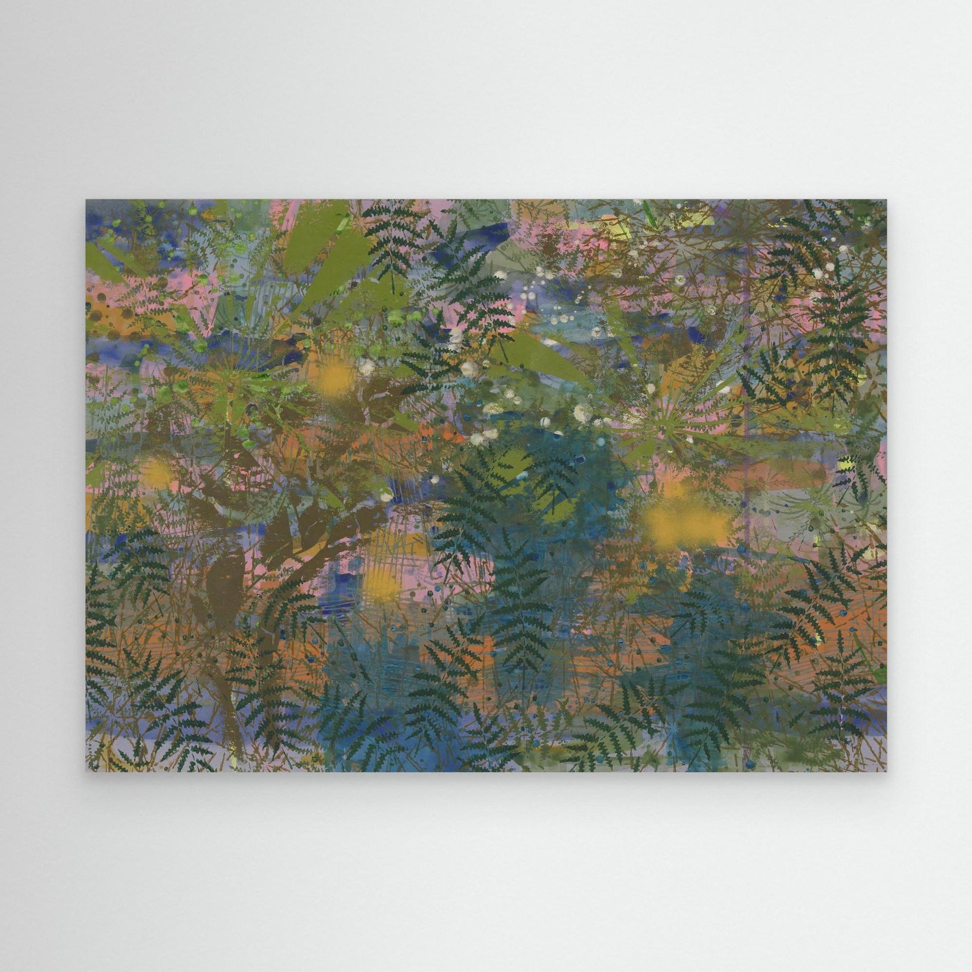 "The Garden by the Sea" Canvas Print – Unique Texture, Sustainable Materials