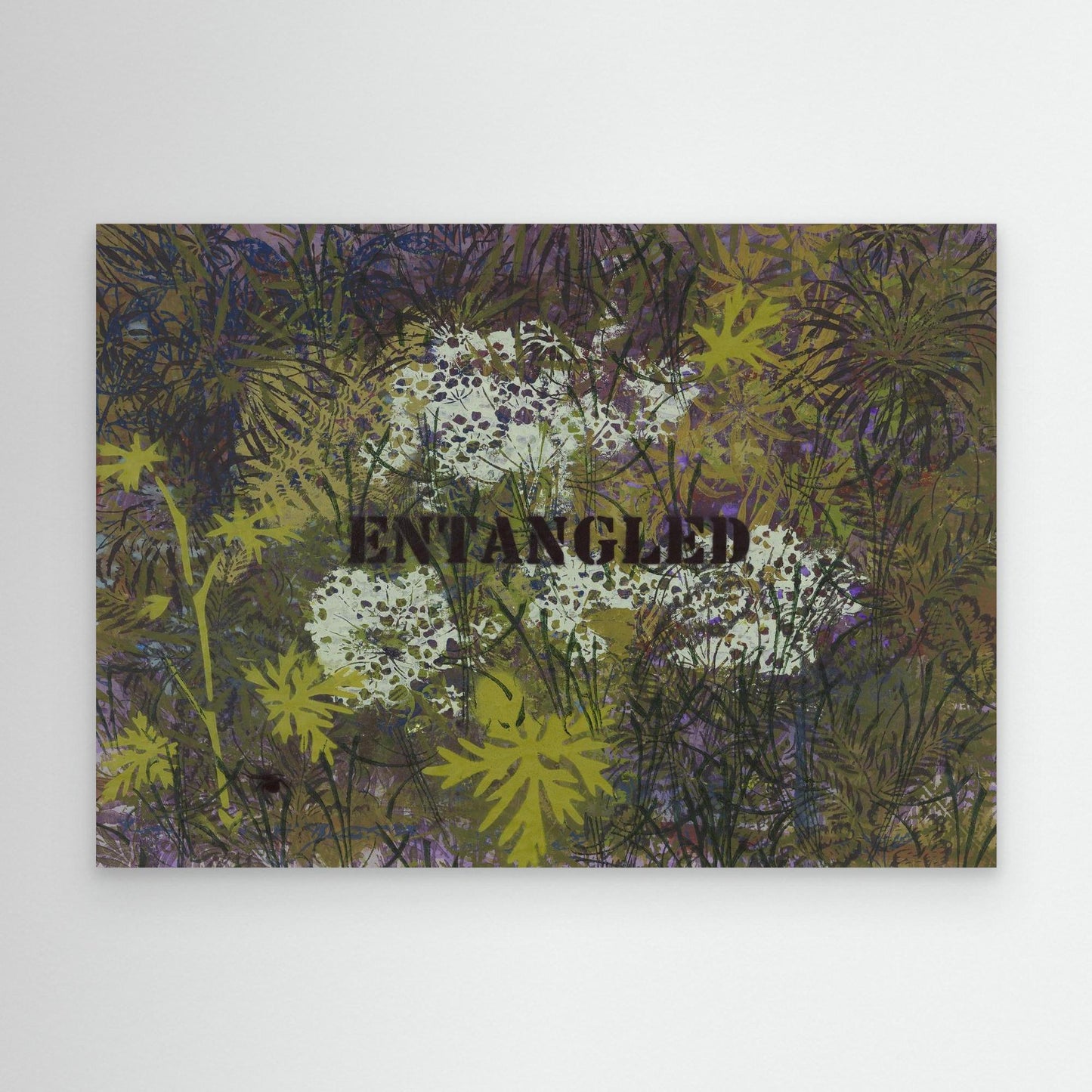 "Entangled" Canvas Print – Unique Texture, Sustainable Materials