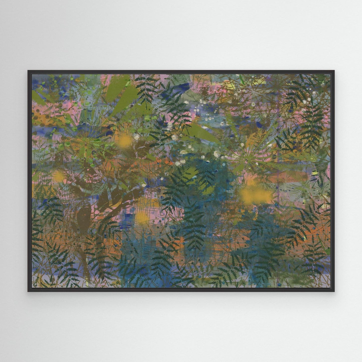 "The Garden by the Sea" Canvas Print – Unique Texture, Sustainable Materials